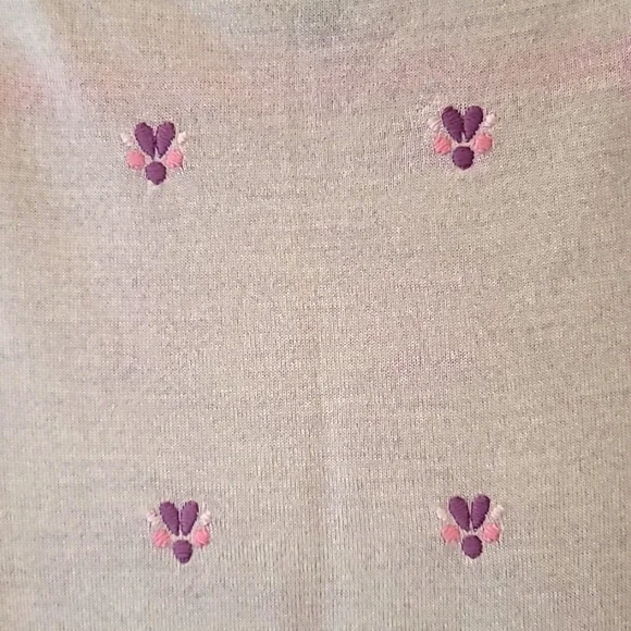 NWOT J.CREW Women's Tippi Flower Embroidered Merino Wool Sweater, Size M - Picture 8 of 10